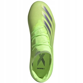 Chaussures de football Adidas X Ghosted.1 Fg Junior vert EG8180 1
