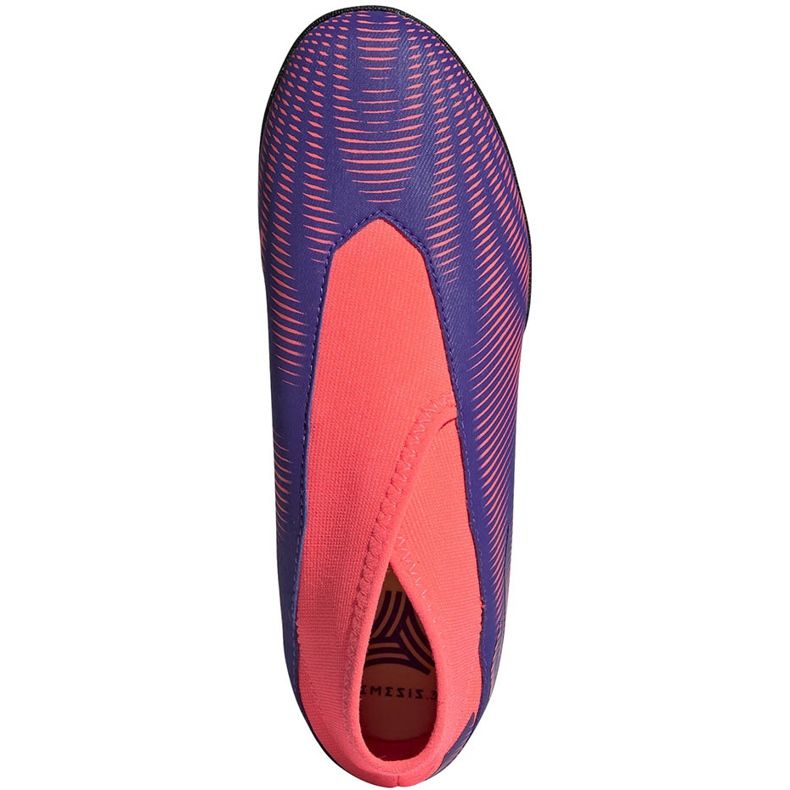 Chaussures de football Adidas Nemeziz.3 Ll Tf Junior violet-rose EH0584 1 Chaussures de football Adidas Nemeziz.3 Ll Tf Junior violet-rose EH0584 1