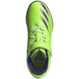 Chaussures de football Adidas X Ghosted.4 H&amp;L Tf Junior vert FW9574 1