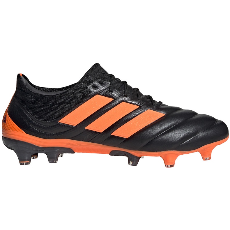 Adidas Copa 20.1 Fg chaussures de football noir et orange EH0882 1