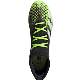Chaussures de football adidas Predator 20.3 Sg noir et vert EH2904 multicolore le noir 1