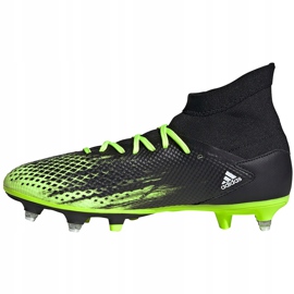 Chaussures de football adidas Predator 20.3 Sg noir et vert EH2904 multicolore le noir 2