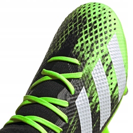 Chaussures de football adidas Predator 20.3 Sg noir et vert EH2904 multicolore le noir 3