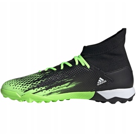 Chaussures de football adidas Predator 20.3 Tf noir et vert EH2912 le noir 2
