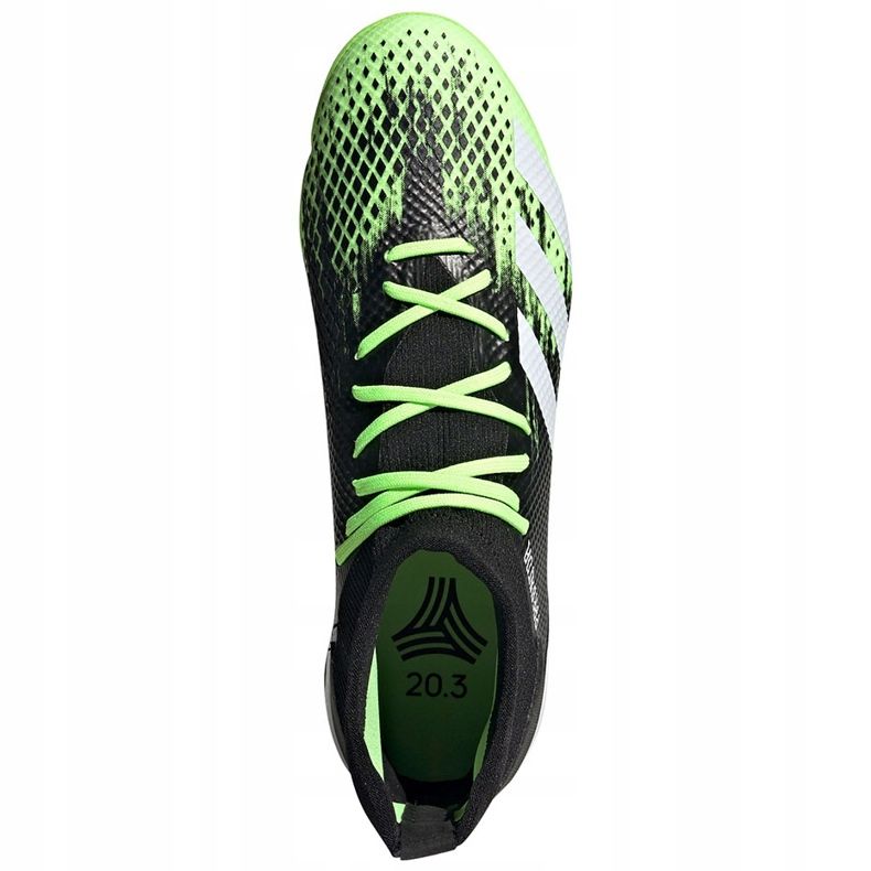 Chaussures de football adidas Predator 20.3 Tf noir et vert EH2912 le noir 1