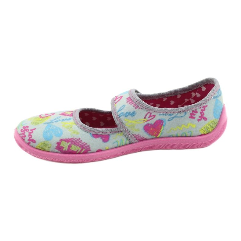 Chaussures pour enfants Befado 945Y430 rose gris multicolore 2