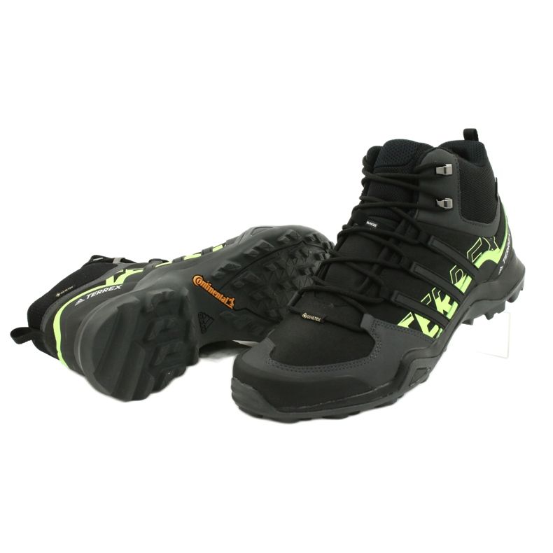 Adidas Terrex Swift R2 Mid Gtx chaussures homme noir EH2281 le noir gris vert 4