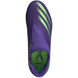 Chaussures de football Adidas X Ghosted.3 Ll Fg Junior violet-vert EH2015 1 Chaussures de football Adidas X Ghosted.3 Ll Fg Junior violet-vert EH2015 1