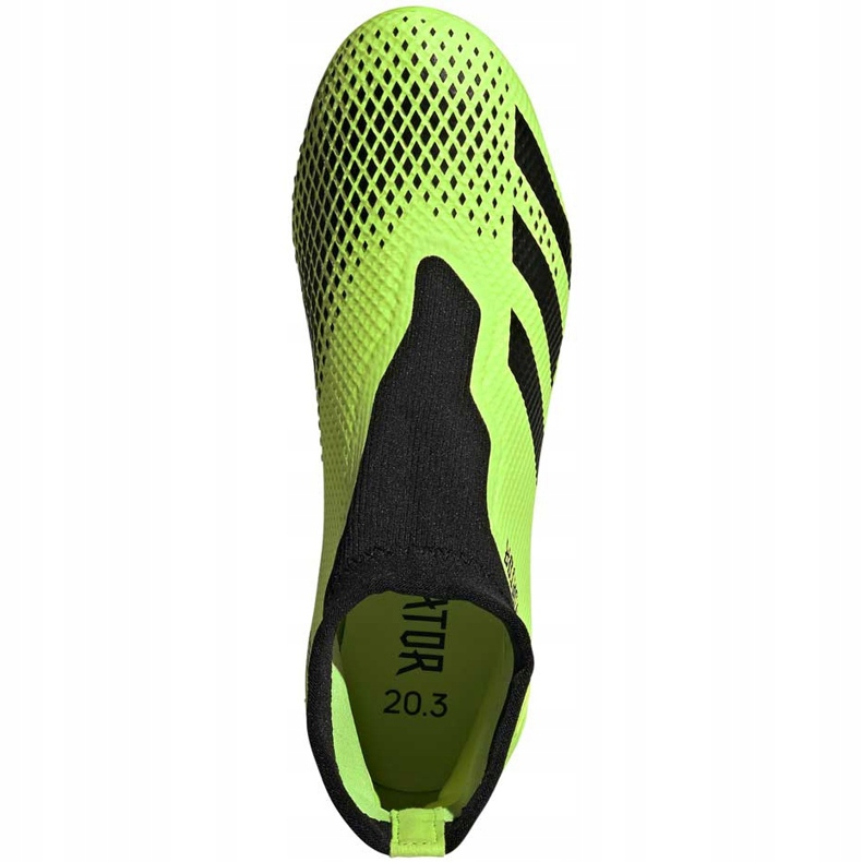 Chaussures de football Adidas Predator 20.3 Ll Fg vert-noir EH2929 1