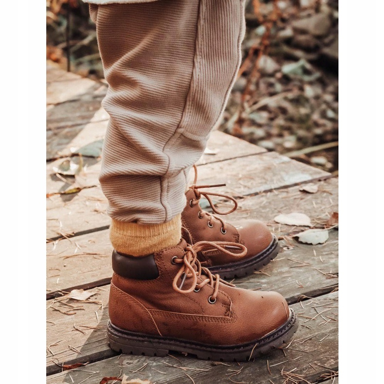 Apawwa Boots enfant garçon marron Moa boots brun 1
