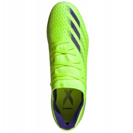 Chaussures de foot Adidas X Ghosted.3 Sg M EG8176 multicolore vert 2