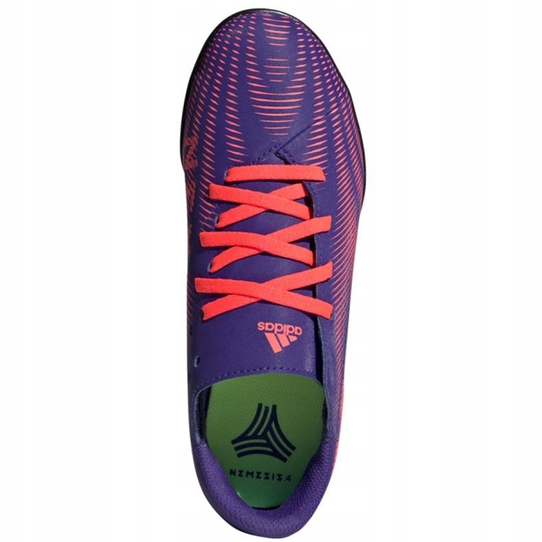 Chaussures de football Adidas Nemeziz .4 Tf Jr EH0586 multicolore bleu marine 1