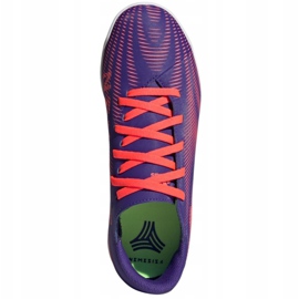 Chaussures de football Adidas Nemeziz .4 In Jr EH0587 multicolore bleu marine 1