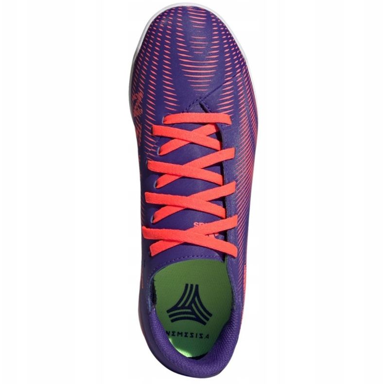 Chaussures de football Adidas Nemeziz .4 In Jr EH0587 multicolore bleu marine 1