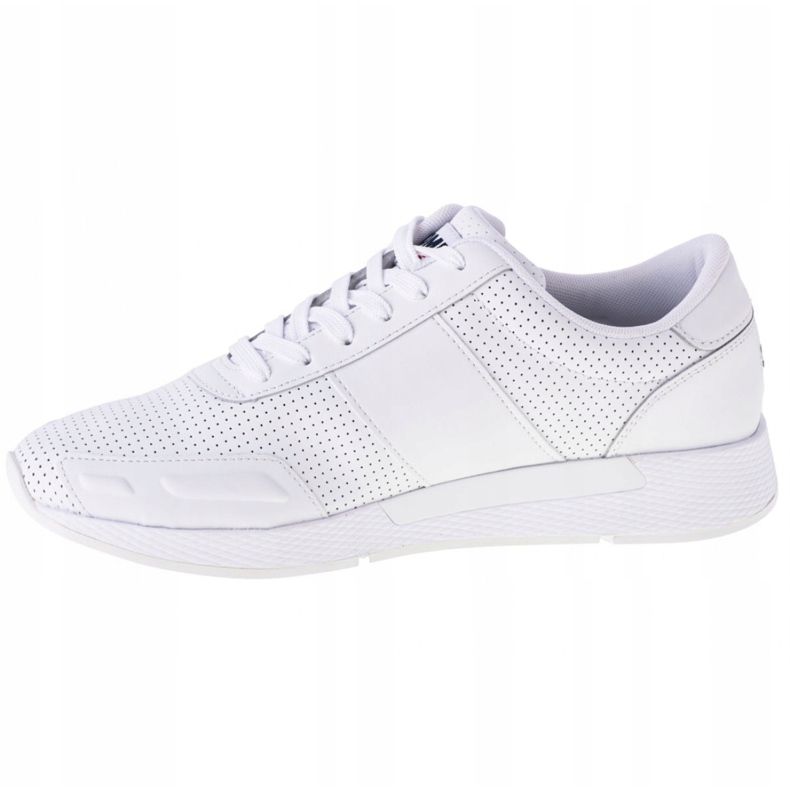 Chaussures Tommy Hilfiger Flexi Perf Leather Runner M EM0EM00580-YBR blanc 1