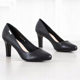 J. Star Escarpins décontractés à talons noir 1