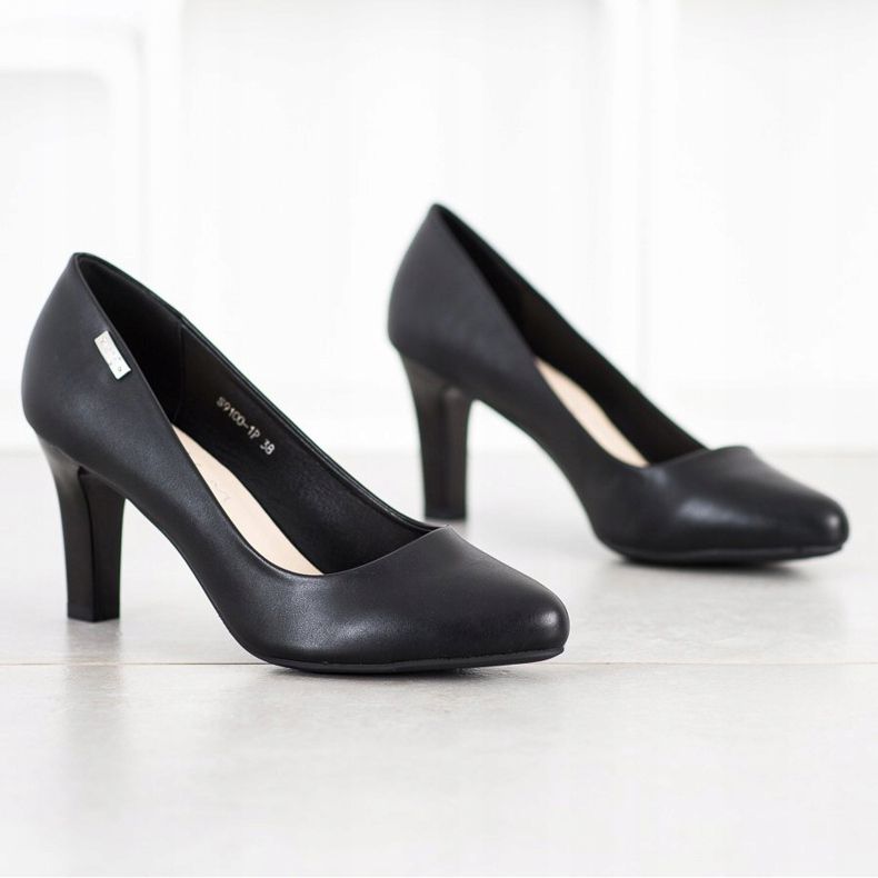 J. Star Escarpins décontractés à talons le noir 1