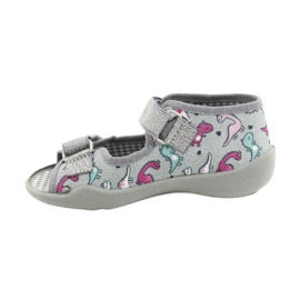 Chaussures pour enfants Befado 242P105 argent gris 2