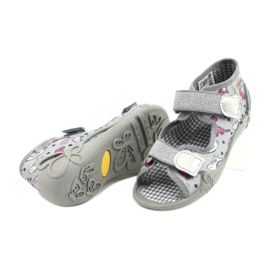 Chaussures pour enfants Befado 242P105 argent gris 4