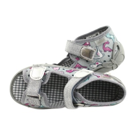 Chaussures pour enfants Befado 242P105 argent gris 5