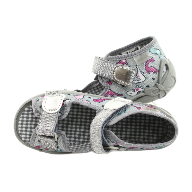 Chaussures pour enfants Befado 242P105 argent gris 5