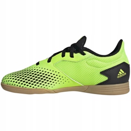 Chaussures de foot Adidas Predator 20.4 In Sala Jr EH3043 multicolore vert 2