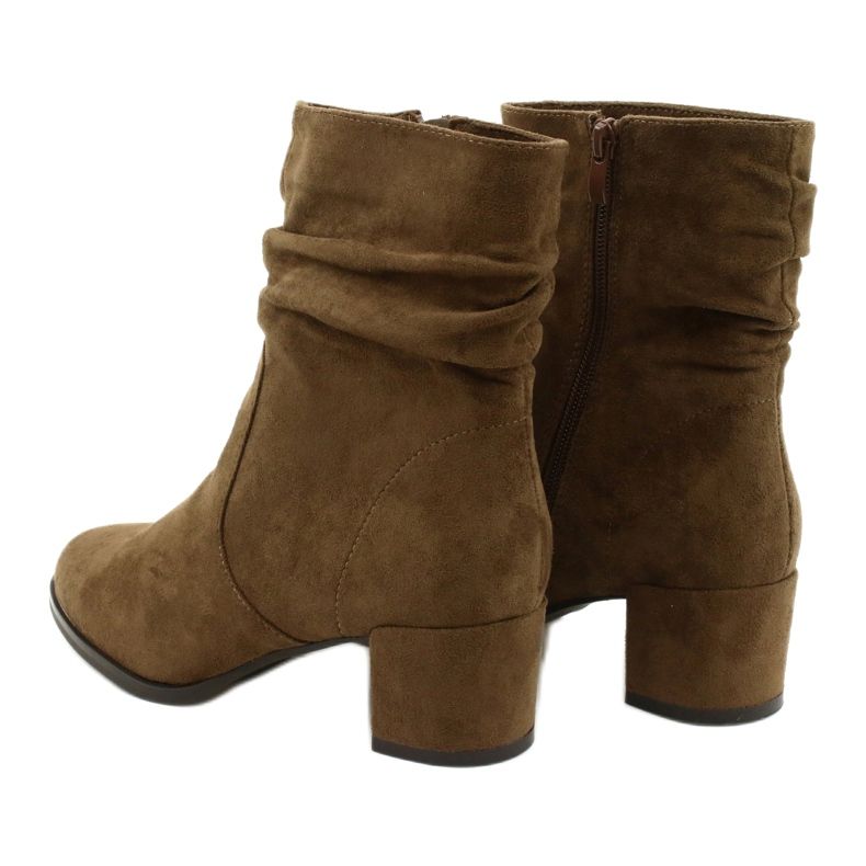 Bottines en daim Sergio Leone BT155 brun 2