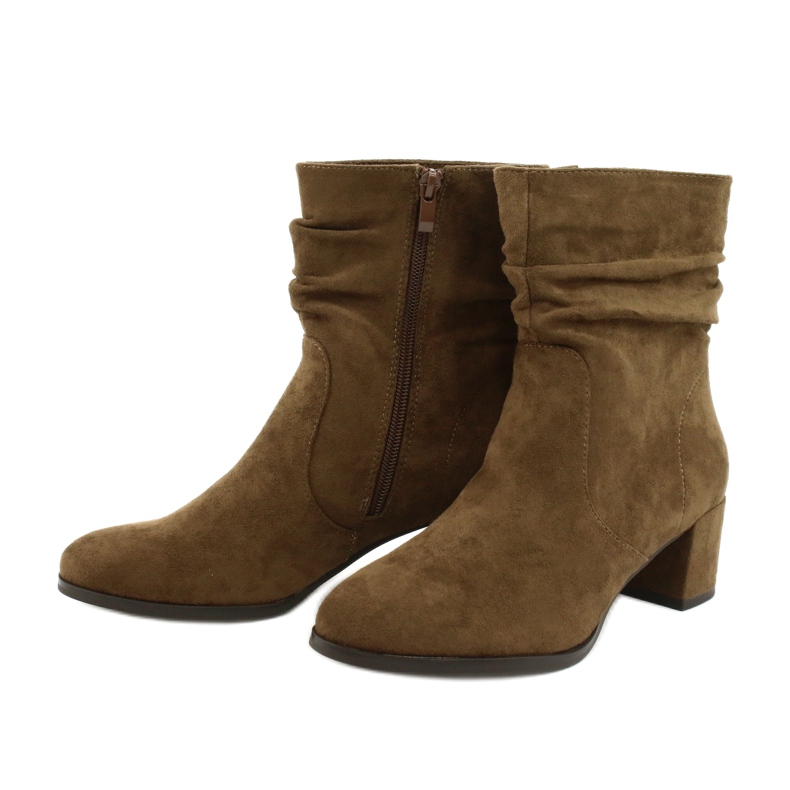 Bottines en daim Sergio Leone BT155 brun 1