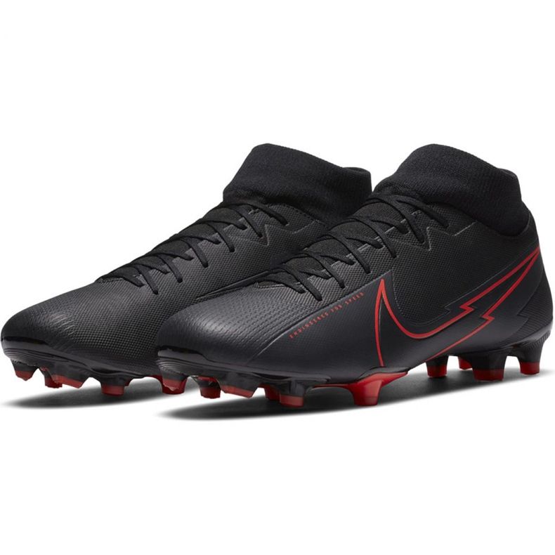 Chaussures de football Nike Mercurial Superfly 7 Academy FG / MG M AT7946 060 violet, noir le noir 1