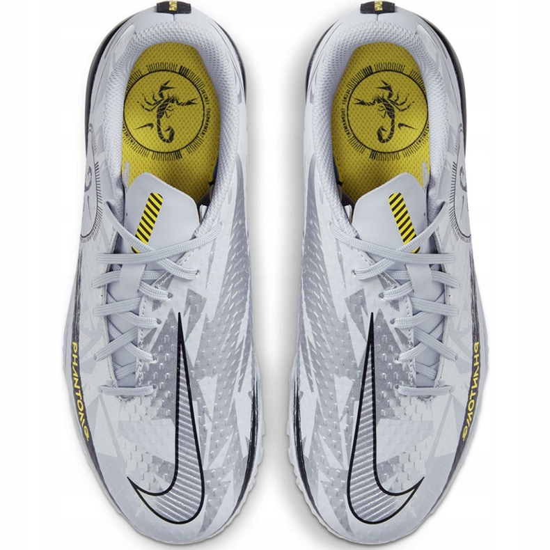 Nike Phantom Gt Scorpion Academy Tf Jr DA2282 001 chaussures de football bleu bleu 1