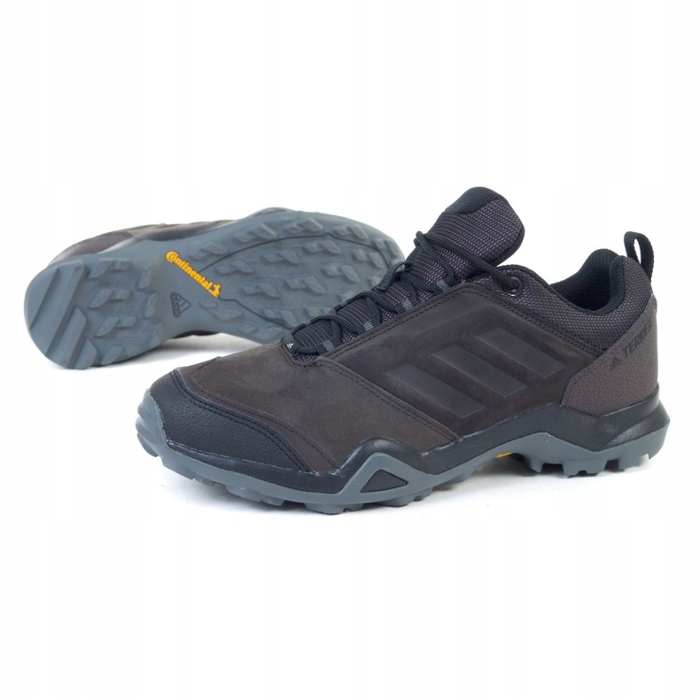 Chaussures Adidas Terrex Brushwood Leather M AC7856 brun noir 1