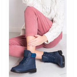 Sport Trappeurs bleu marine élégants 1