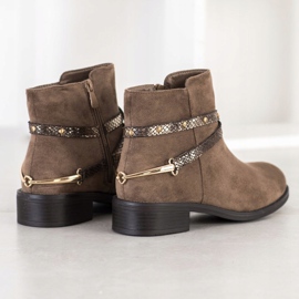 Bestelle Bottes marron à la mode brun 2