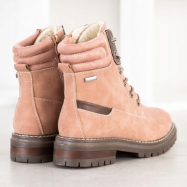 Super Mode Trappeurs confortables rose 1