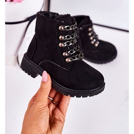 Chaîne isotherme Trappers pour enfants en suède écologique noir Rock & Roll le noir 2 Chaîne isotherme Trappers pour enfants en suède écologique noir Rock & Roll le noir 2