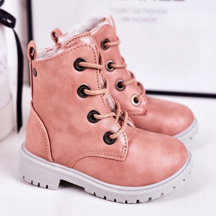 Bottes Trappeurs Enfant Chauffées Avec Fourrure Rose Mia 1 Bottes Trappeurs Enfant Chauffées Avec Fourrure Rose Mia 1