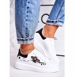 Chaussures de sport pour femmes Sneakers avec mouche White Amour blanc 1