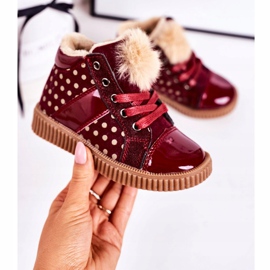 PL1 Baskets Bottines Chaudes Enfant à Pois Rouge Anastasia 2 PL1 Baskets Bottines Chaudes Enfant à Pois Rouge Anastasia 2