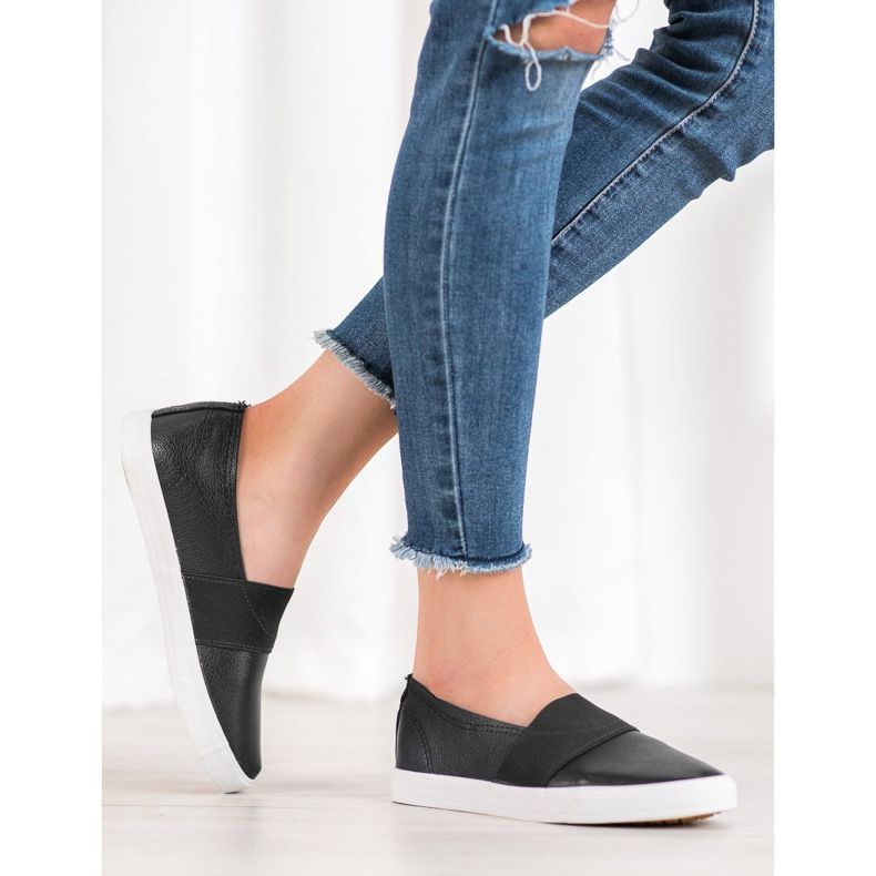 Bona Baskets à enfiler le noir 2