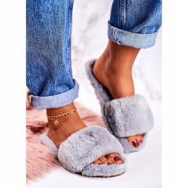 FRJ Chaussons Femme Gris Fourrure Gris Cold Days 1 FRJ Chaussons Femme Gris Fourrure Gris Cold Days 1