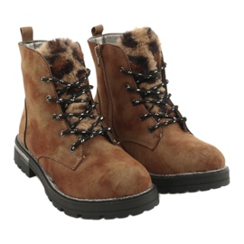 American Club Bottes de filles GC33 Boots bruns 3