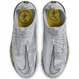 Nike Phantom Gt Scorpion Academy Dynamic Fit Tf Junior DA2289 001 chaussures de football argent argent 1