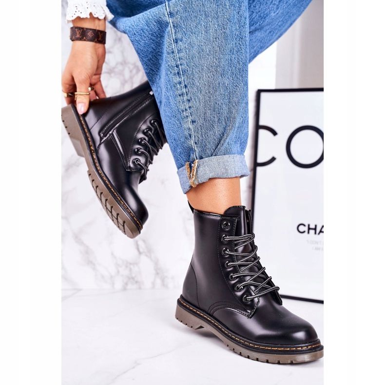 Bottes Chaudes Femme Noir Mat Thunder le noir 2