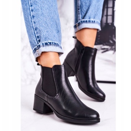 Bottes Chaudes Femme Jodhpur boots On Heel Black Forevermore le noir 2 Bottes Chaudes Femme Jodhpur boots On Heel Black Forevermore le noir 2