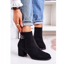 PJ1 Bottes chaudes classiques pour femmes sur un talon noir Success 2