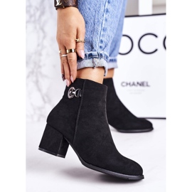 PJ1 Bottes chaudes classiques pour femmes sur un talon noir Success le noir 1