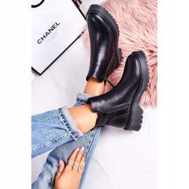PJ1 Bottes Chaudes Femme Sur Une Semelle En Caoutchouc Black Moon Walk le noir 4