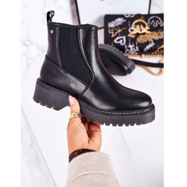 PJ1 Bottines Femme Jodhpur boots Sur Semelle Caoutchouc Voyager Noir le noir 6