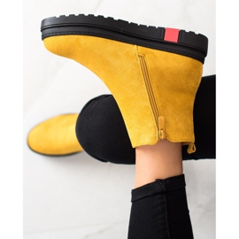 Seastar Bottes sur la plate-forme noire jaune 2