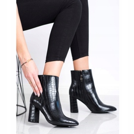 Goodin Bottes à imprimé serpent Spitz le noir 3